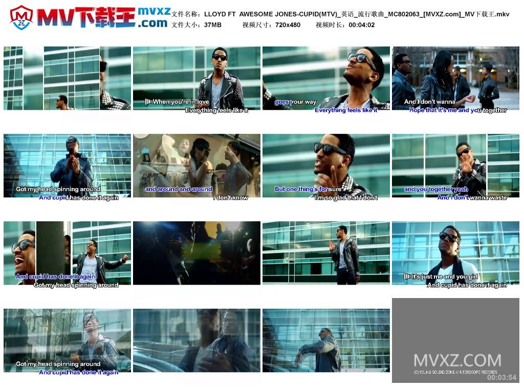 LLOYD FT AWESOME JONES-CUPID(MTV)_英语_流行歌曲_MC802063